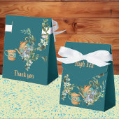  Teapot Floral vanmiddag Tea Birthday Party Bedankdoosjes