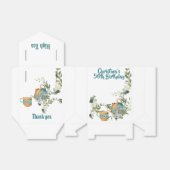  Teapot Floral vanmiddag Tea Birthday Party Bedankdoosjes (Uitgevouwen)