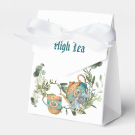  Teapot Floral vanmiddag Tea Birthday Party Bedankdoosjes