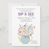 Teapot Invitation Kaart (Voorkant)