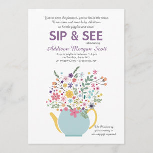 Teapot Invitation Kaart