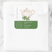 Teapot Lemon Balm Tea Label (Tas)