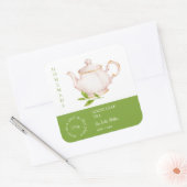 Teapot Loose Leaf Tea Label (Envelop)