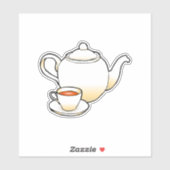Teapot met theepot sticker (Vel)