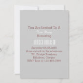 teapot paris eiffel tower tea party kaart (Achterkant)