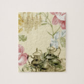 Teapot Paris Tea Party Legpuzzel (Verticaal)