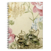 Teapot Paris Tea Party Notitieboek (Voorkant)