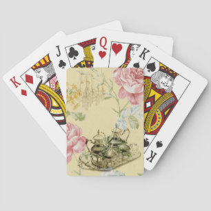 Teapot Paris Tea Party Pokerkaarten