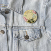 Teapot Paris Tea Party Ronde Button 5,7 Cm (In situ)