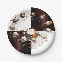 Teapot Party Papieren Bordje