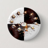 Teapot Party Ronde Button 5,7 Cm (Voorkant)