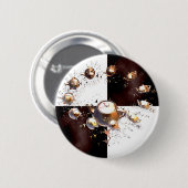 Teapot Party Ronde Button 5,7 Cm (Voorkant /achterkant)