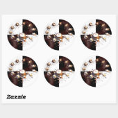 Teapot Party Ronde Sticker (Vel)