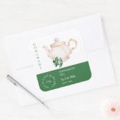 Teapot Peppermint Tea Label (Envelop)