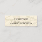 Teapot Pour | KruidenPlanten Mini Visitekaartje (Achterkant)