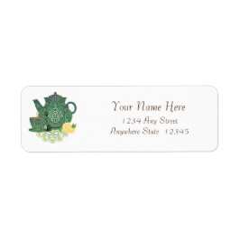 Teapot Return Address Labels