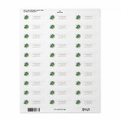 Teapot Return Address Labels (Full Sheet)