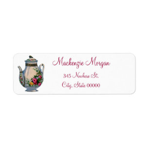 Teapot Return Address Labels