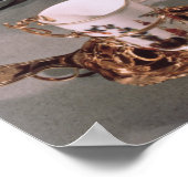 Teapot, suikerkom, chocoladepot en mok poster (Hoek)
