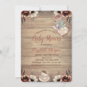 Teapot Tea cup Flowers Baby shower Kaart (Voorkant)