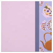Teapot Teacup Teakettle fabric Stof (Swatch)