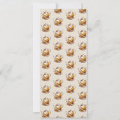 Teapot Thanksgiving Tea Party Invitation Kaart (Achterkant)