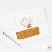 Teapot Turmeric Root Tea Label (Envelop)