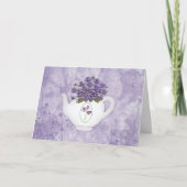 Teapot van Violet Hartelijk dank Bedankkaart (Voorkant)