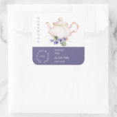Teapot Violet Tea Label (Tas)