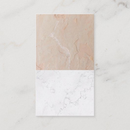 Teapot | Witte marmer van Clay Texture Wall Visitekaartje (Achterkant)