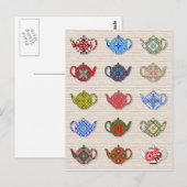 Teapots Briefkaart (Voorkant / Achterkant)