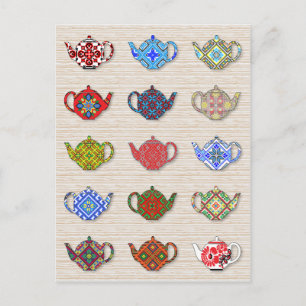 Teapots Briefkaart