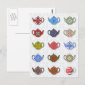 Teapots Briefkaart (Voorkant / Achterkant)