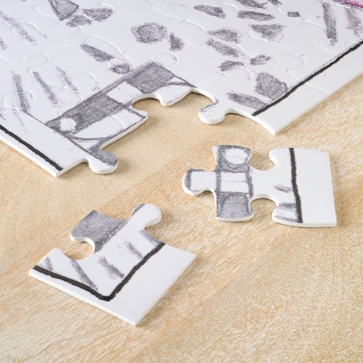 Teapots Inspirerend Legpuzzel (Zijkant)