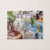 Teapots te koop in Leipzig, Duitsland Legpuzzel (Horizontaal)