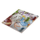 Teapots te koop in Leipzig, Duitsland Tegeltje (Zijkant)