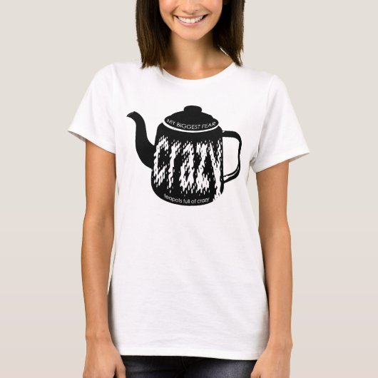 Teapots vol van gekke t-shirt (Voorkant)