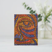 Tear Abstract Art Postcard Briefkaart (Staand voorkant)