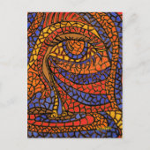 Tear Abstract Art Postcard Briefkaart (Voorkant)