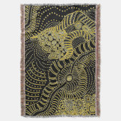 Tear Across Dotted Line - Aboriginal Grafisch Deken (Voorkant Verticaal)