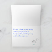 Tear Drops - Missing You Kaart (Binnen)