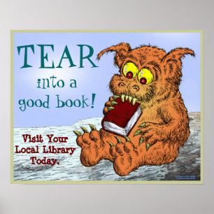 TEAR in een goed boek! Poster