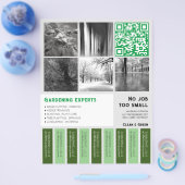 Tear Off Flyer vierkante afbeeldingen Tuinieren (Enkel)