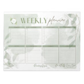 Tear Off Notitieblok Weekplanner (Voorkant)