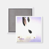 Teardrop Bunny Magneet (Voorkant / Achterkant)