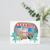 Teardrop Caravan Camper Thunder_Cove Briefkaart (Staand voorkant)