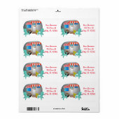 Teardrop Caravan Camper Thunder_Cove Etiket (Full Sheet)