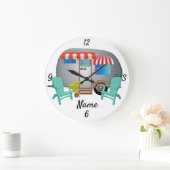 Teardrop Caravan Camper Thunder_Cove Grote Klok (Huis)