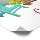 Teardrop Caravan Camper Thunder_Cove Poster (Hoek)