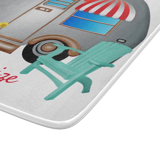 Teardrop Caravan Camper Thunder_Cove Snijplank (Hoek)